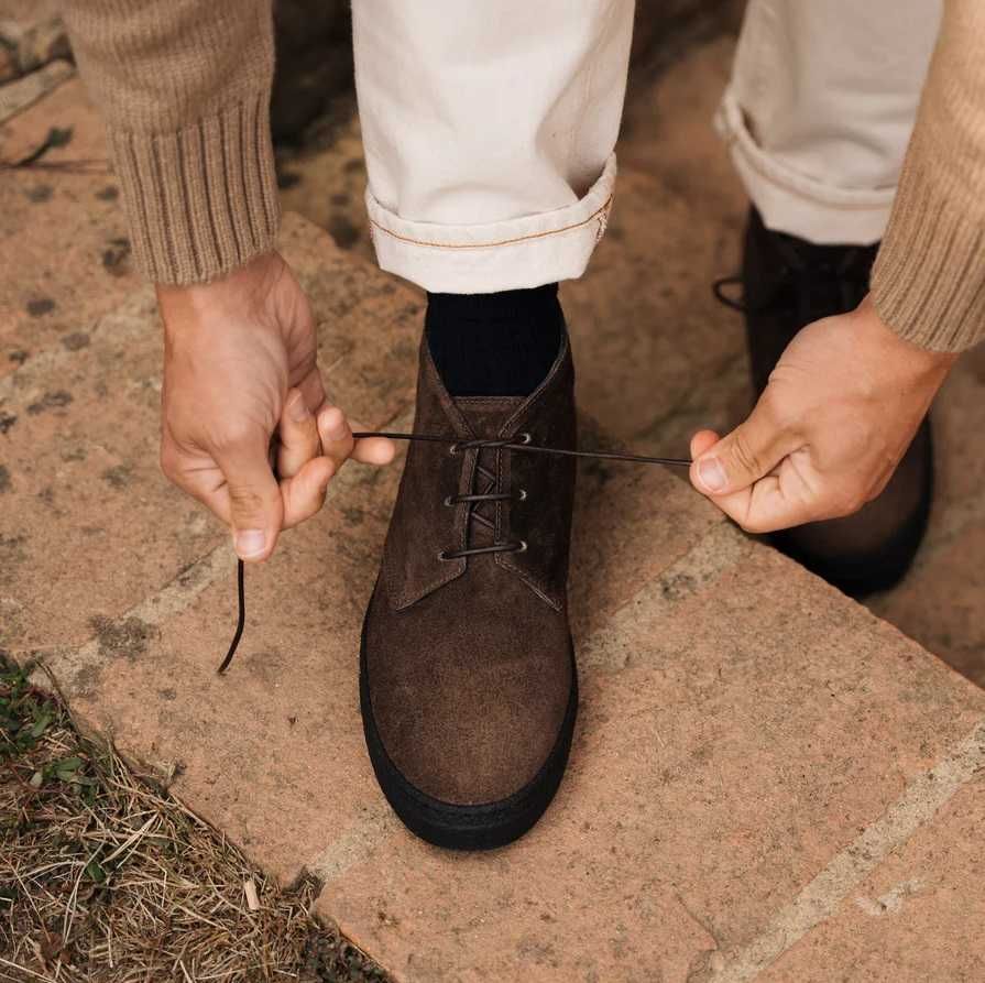 Ghete lace up 45.5 46 casual premium Jonny's NOI piele nat. imblanite