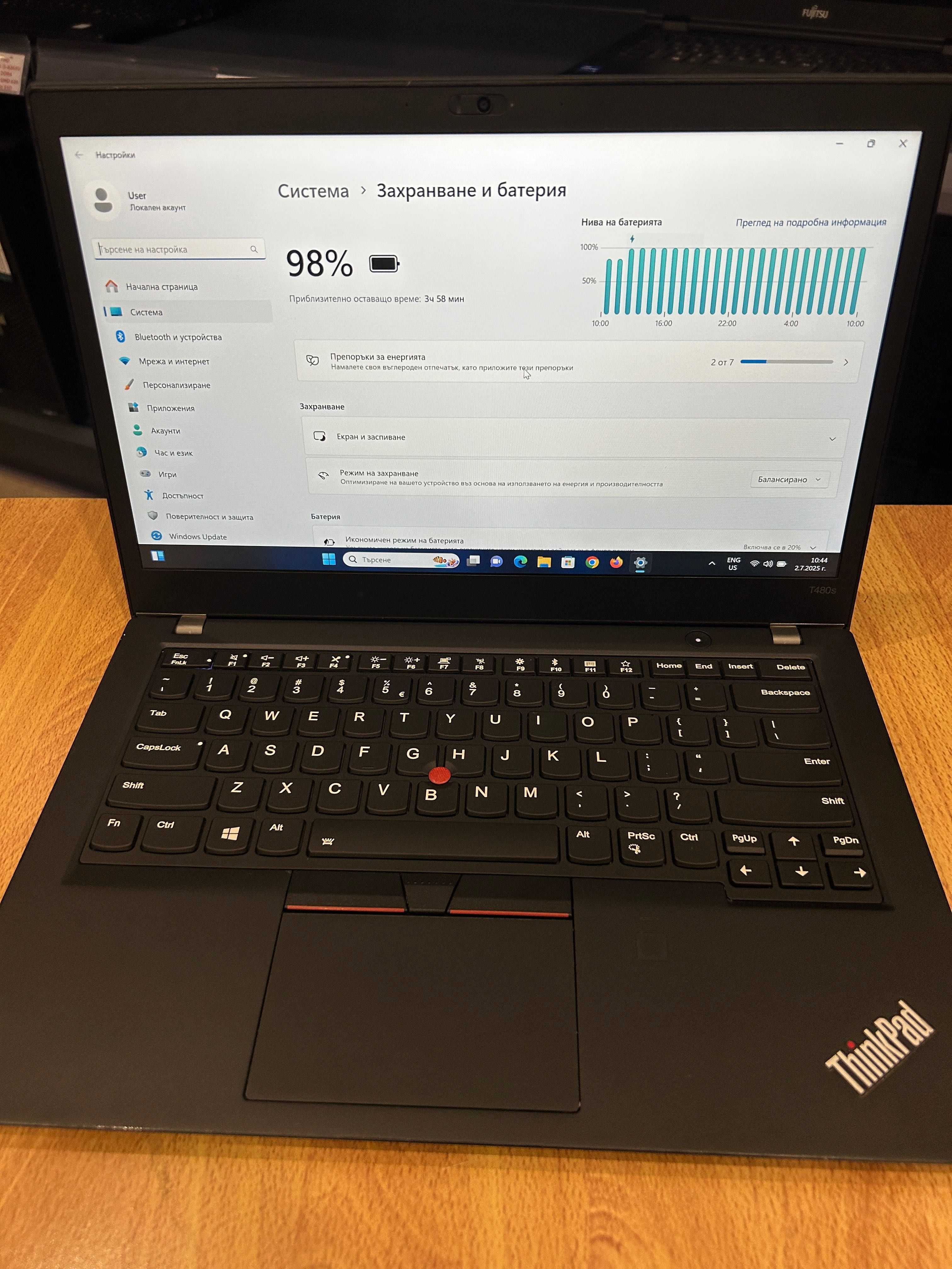 Лаптоп Lenovo ThinkPad Т480s i7-8650U/24GB/512 NVME, 3 мес. гаранция!