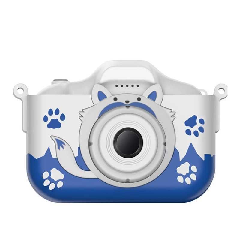 Дигитален детски фотоапарат STELS Q70s, Игри, Снимки, Син, Оранжев