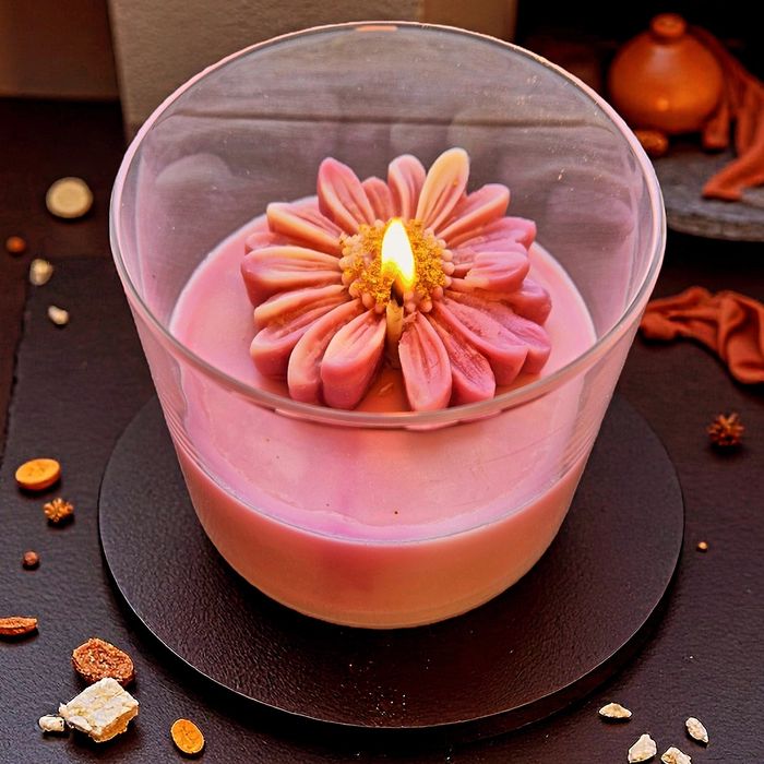 Свещи от естествен восък (Соев и Кокосов)