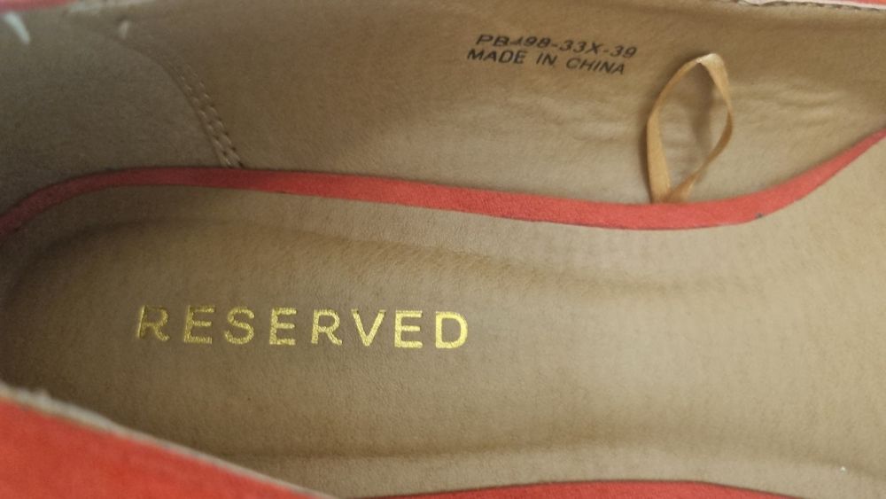 Balerini reserved rosu corai 39