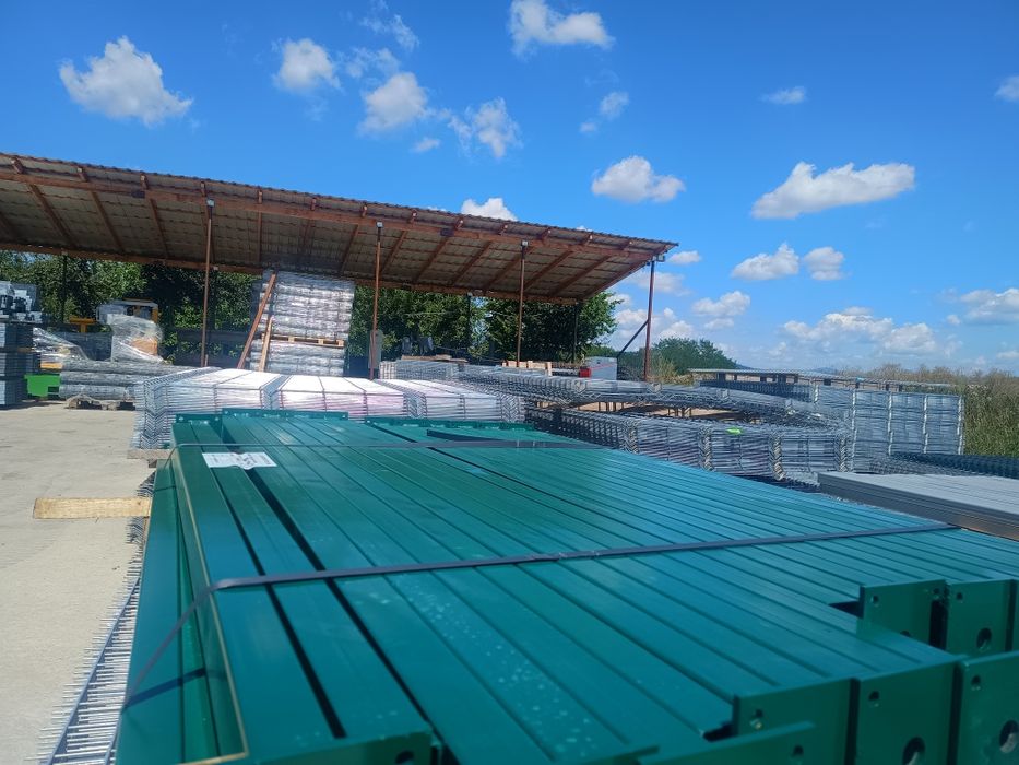 Stalp zincati sii plastifiati verde/antracit