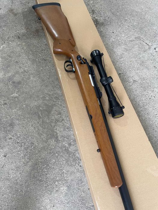 Pusca Airsoft FullMetal Modificata 5j Arc Regminton700 WOOD 6mm