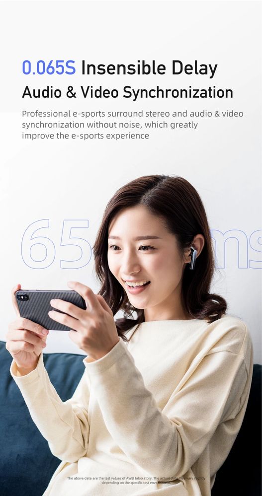 Awei T62 4 Mic ENC наушники Bluetooth 5,3