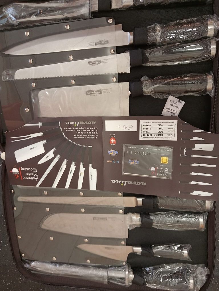 Vând set profesional de cuțite