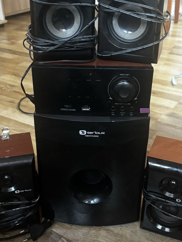 Тонколони Serioux HT5100C 5.1, 140W