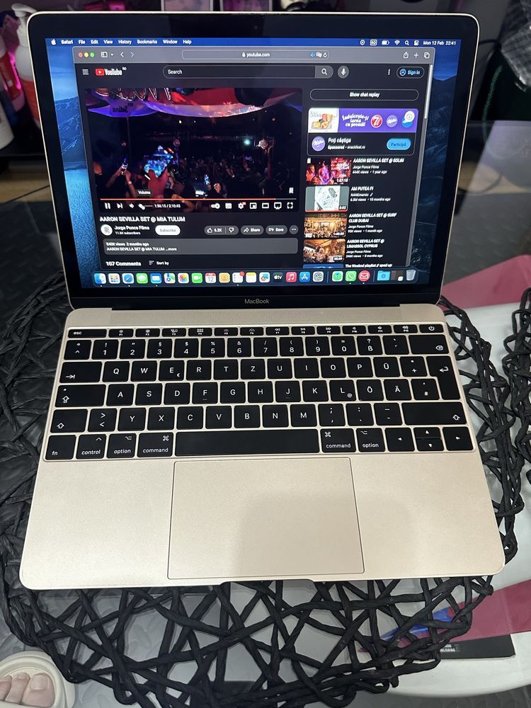 Apple Macbook Retina 12” Gold 256 Gb Doar azi!