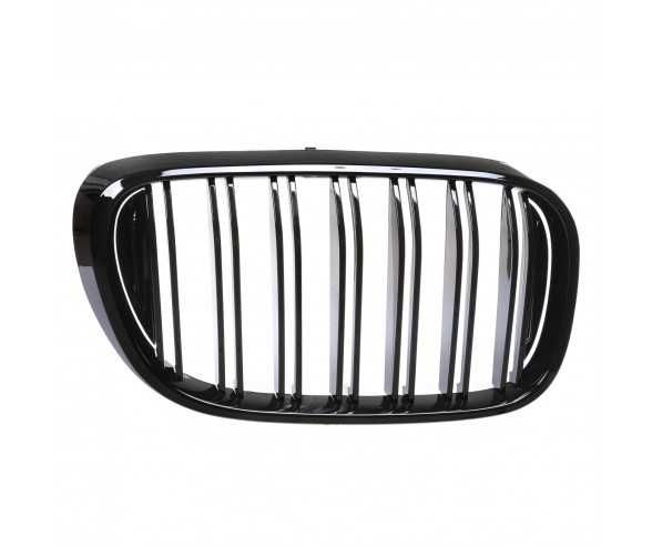 Grile Nari Duble BMW G11 G12 NFL 2015-2020, Non-Facelift, Negru Lucios