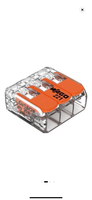 Set 50 x3 cleme (conectori)wago mmp 3 fire ,32A