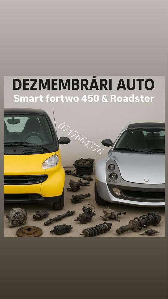 Dezmembrez Smart Fortwo 450 benzina si diesel  si Roadster