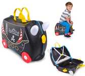 Детски куфар за яздене на колела Trunki Пиратът Pedro the Pirate черен