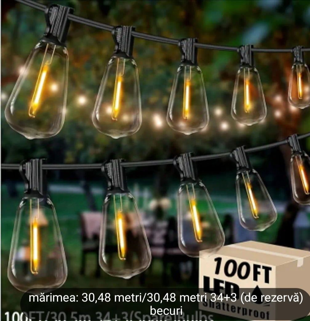 Vând ghirlandă pentru exterior 30 metri