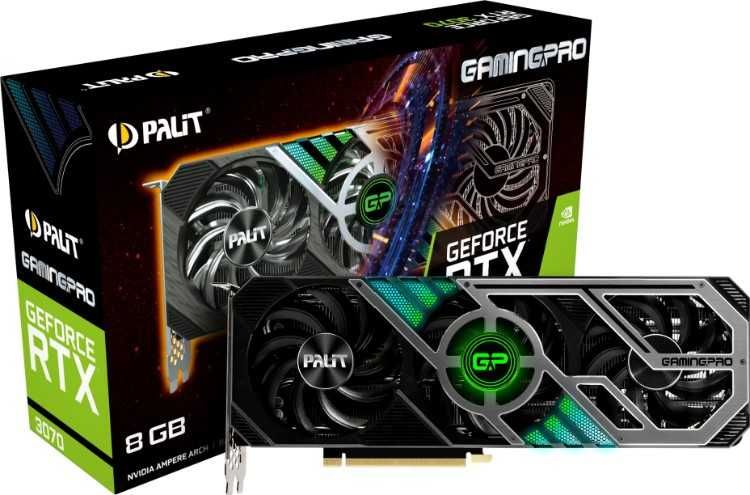 Видеокарта Palit GeForce RTX 3070 GamingPro