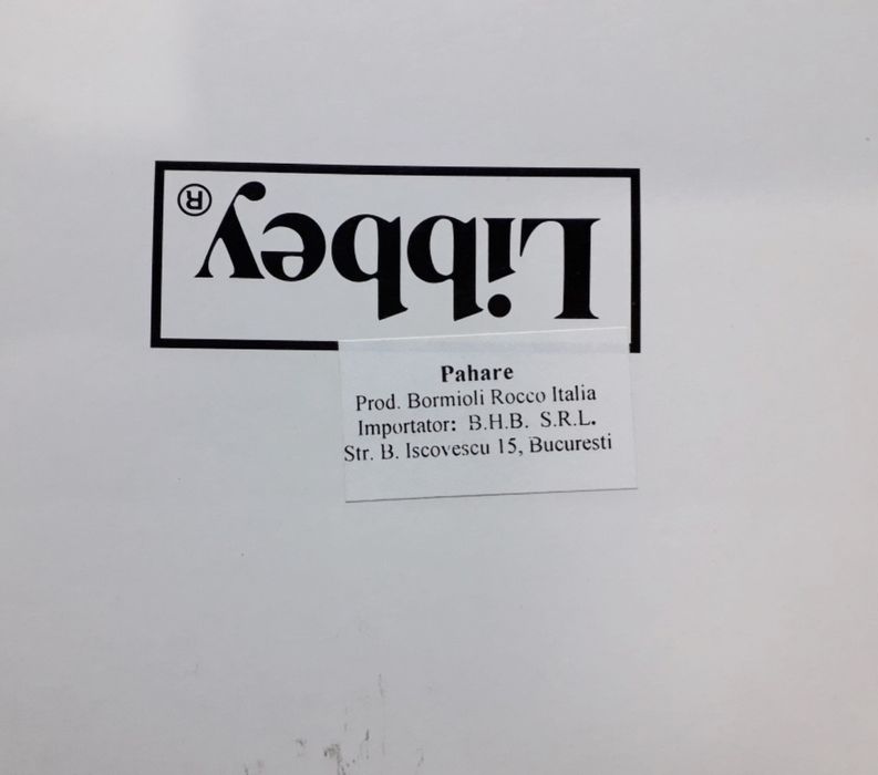 Pahare de bere, noi, set de 6 pahare