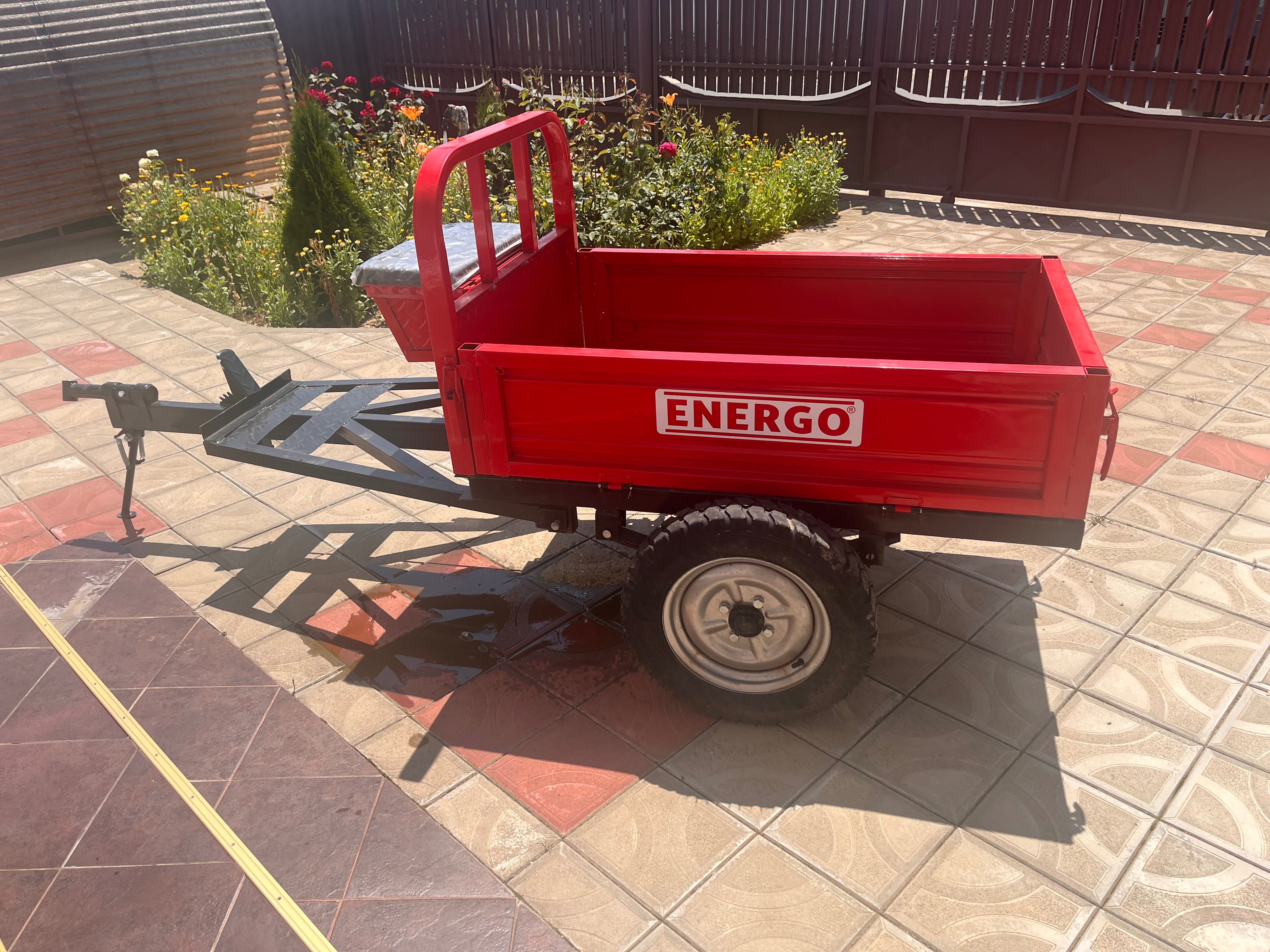 Remorca motocultivator