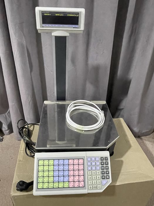 Tarozi elektronni shtrix-print Тарози електронни