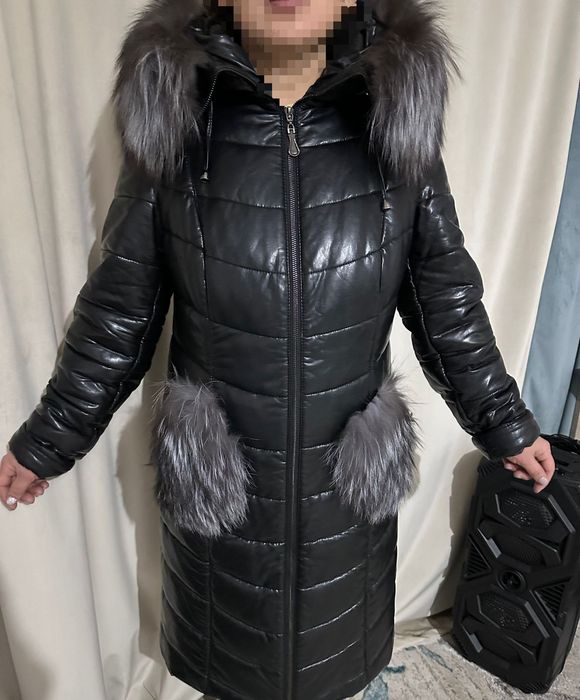 Кожаная куртка женская зимняя  45000