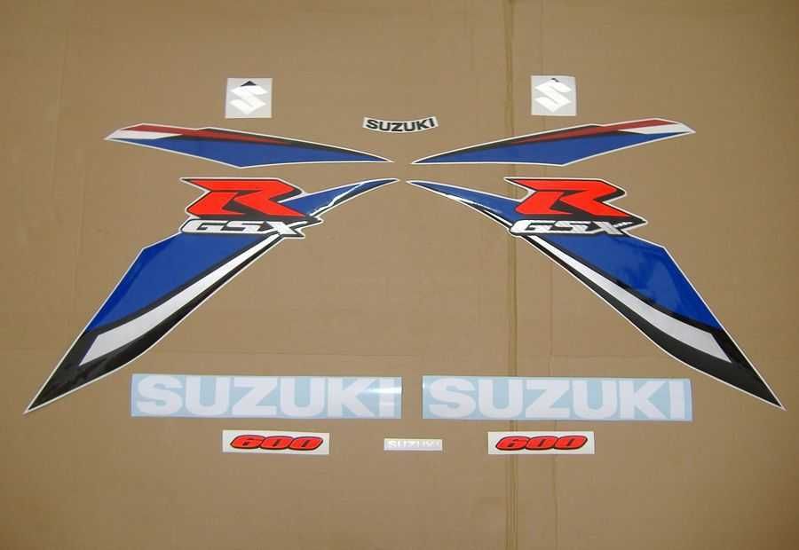 Стикери Сузуки 600 GSXR 2008г.-2009г. Suzuki GSX-R лепенки к8 к9 k8 k9