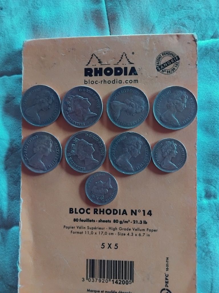 Monede new pence vechii