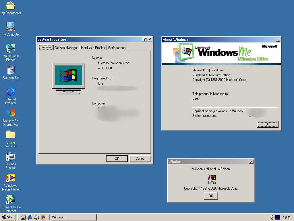 Windows Millennium Edition (32-bit), OEM [Sistem operare PC]