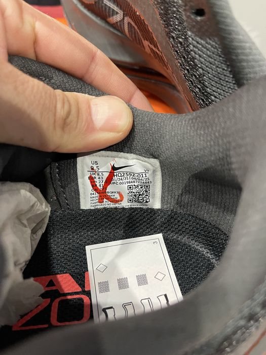 43 Маратонки Nike Air Zoom Pegasus Premium Black Anthracite Jordan Pro