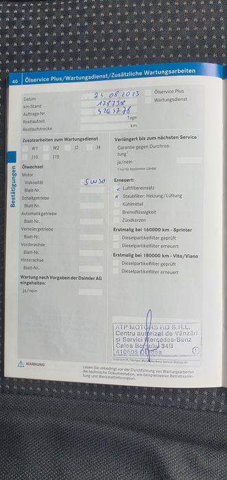 Mercedes Vito lung și înalt L2 H2