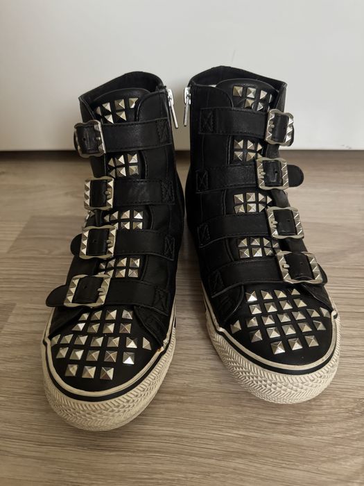 Ghete de piele  A.S.H marime 38 cm
