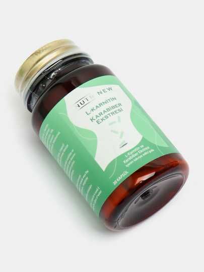 L-карнитин Nutrinew с экстрактом черного перца, 30 капсул