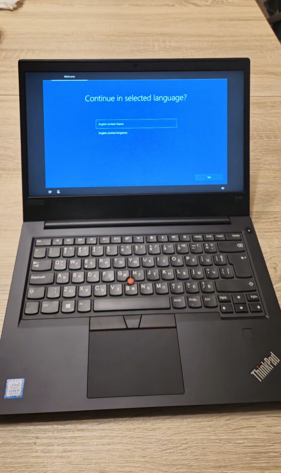 Лаптоп Lenovo ThinkPad E490