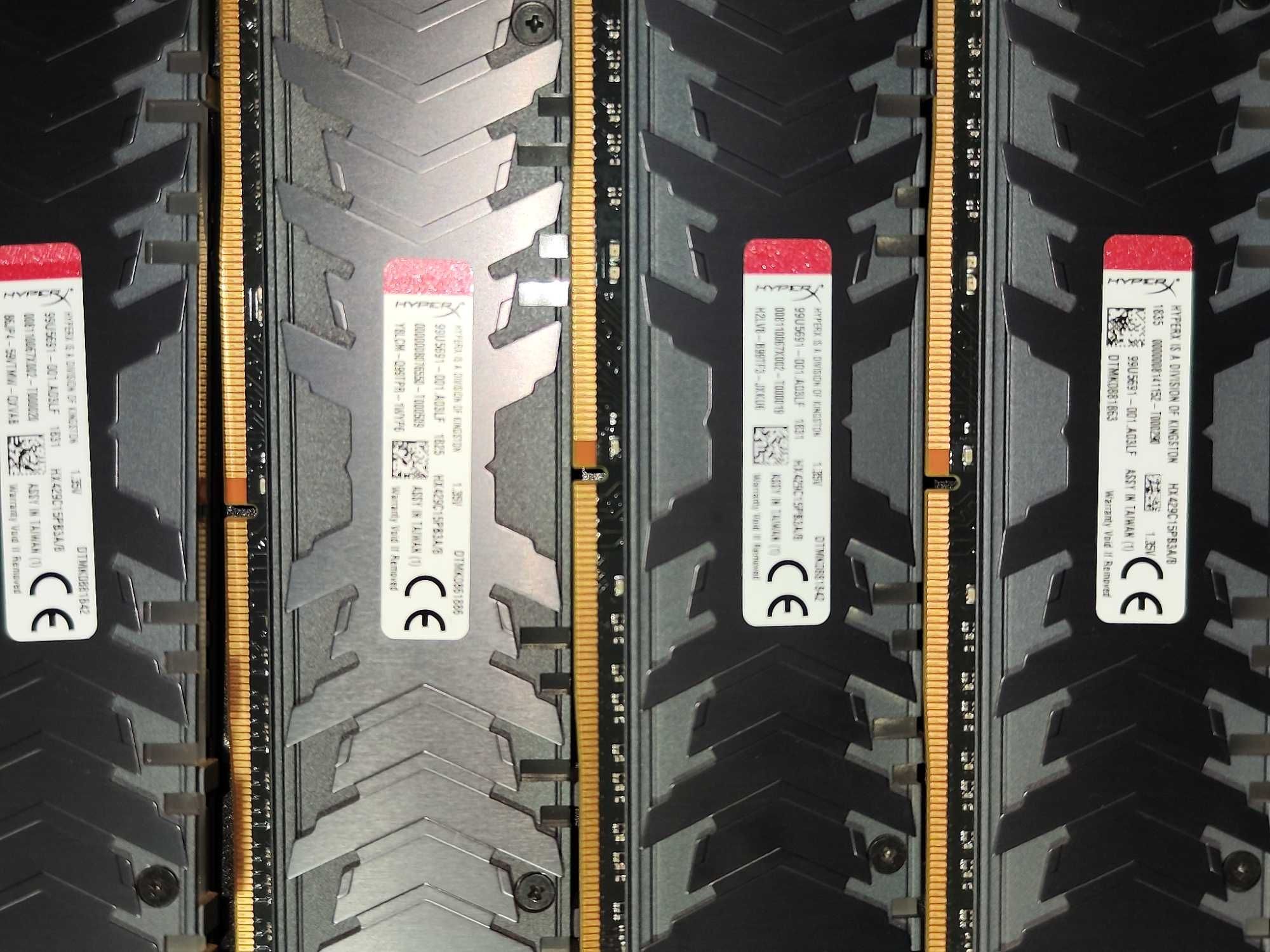 Оперативная память DDR-4 DIMM 8Gb/2933MH Kingston HyperX RGB 4х8=32