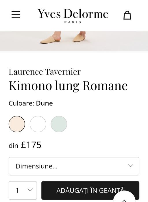 Laurence Tavernier  Kimono lung Romane
Kimono lung Romane