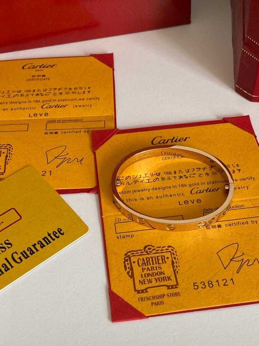 Cartier LOVE Bracelet 21 Rose Gold 750