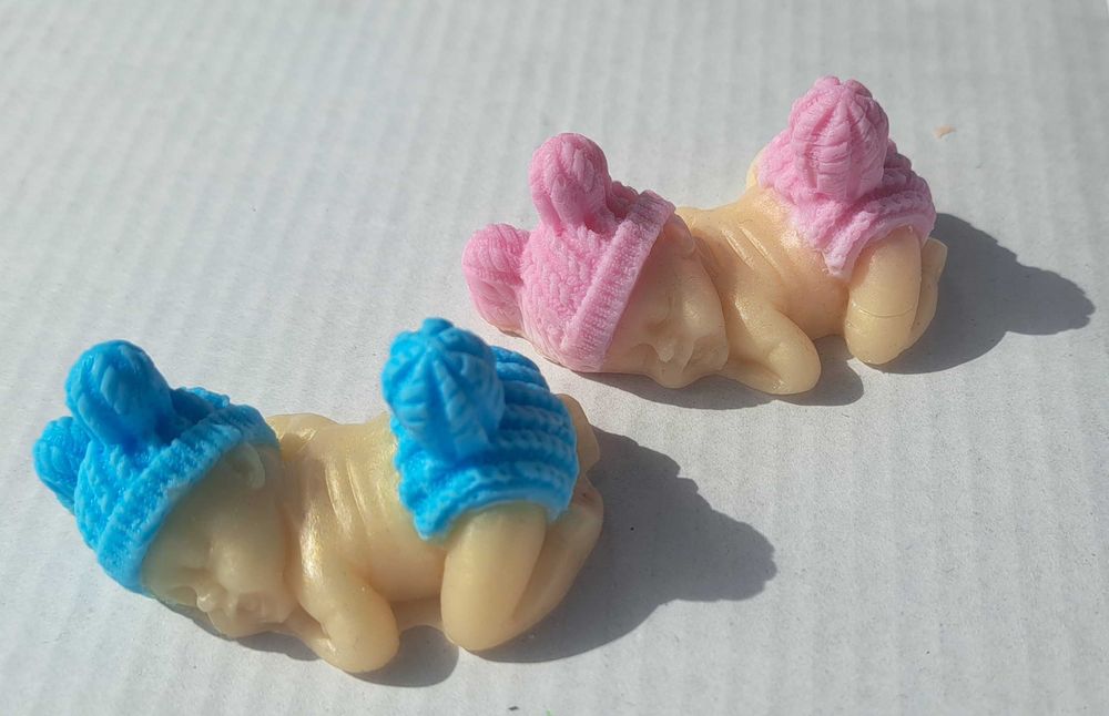 Сапунче за подарък бебе ръчно изработено