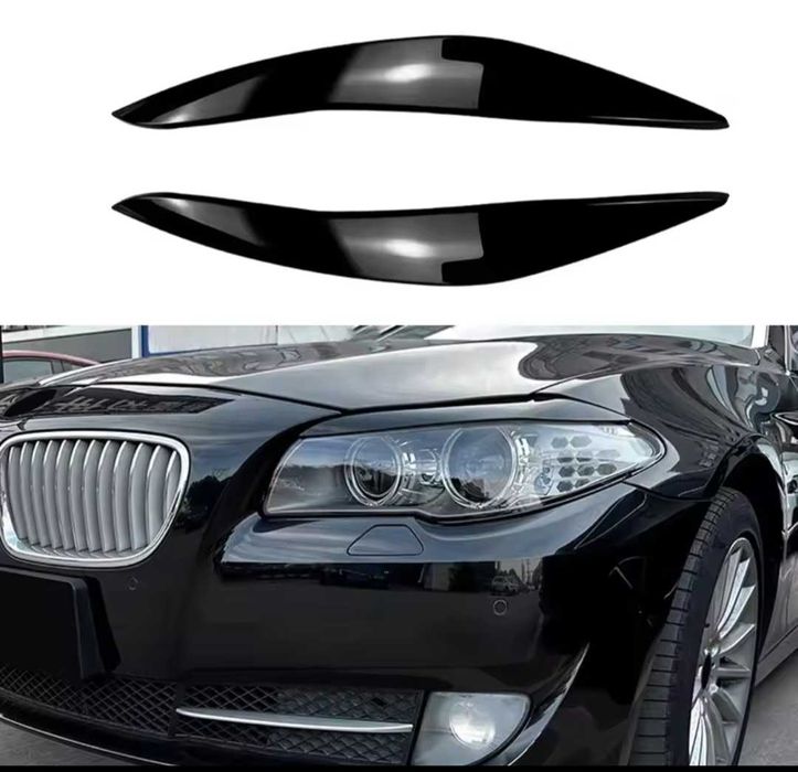 Вежди за фарове за БМВ Ф10 Ф11 BMW F10 F11 черни фарове