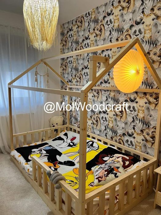 Pat copil, patut bebe, pat casuta, patut copil, mobila copii