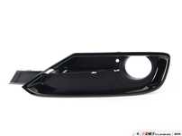 Grila bara fata Bmw Seria 3 (F30/31/F80), 01.2012-12.2019, Model Sport Line; partea Stanga interior, cu locas pentru proiectoare 51117300737, 20D12711 Model Sport