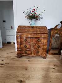 Birou/Biblioteca Antique Chippendale Bookcase Secretary Desk