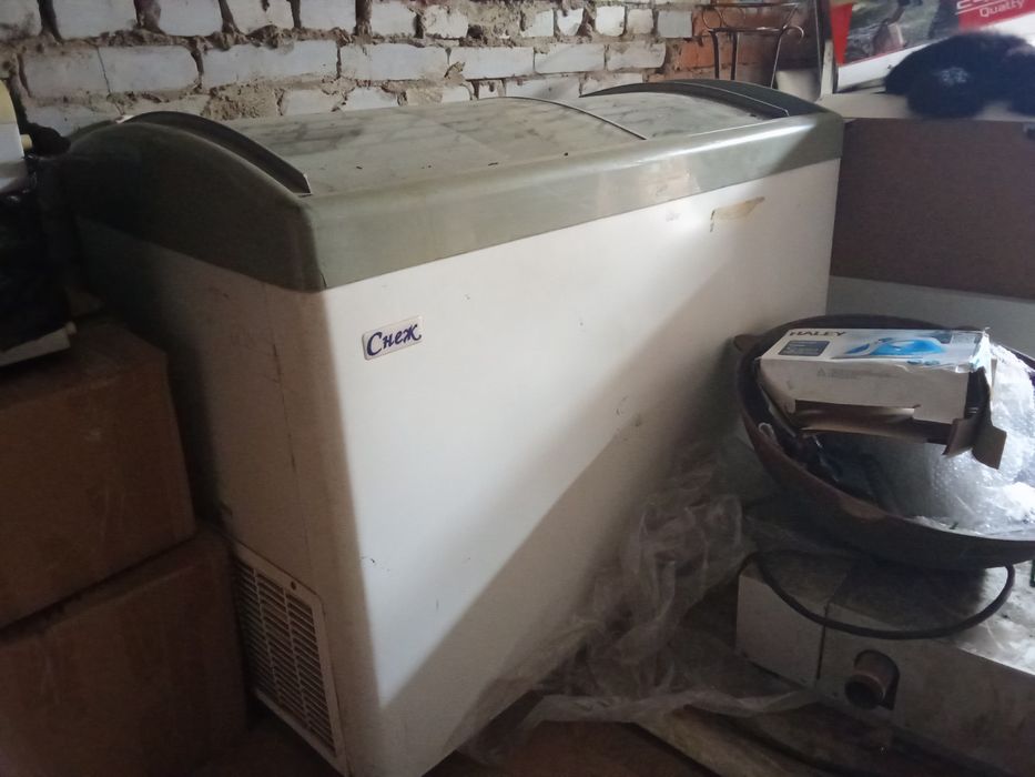 Морозильник Снеж МЛГС 400 359 л серый