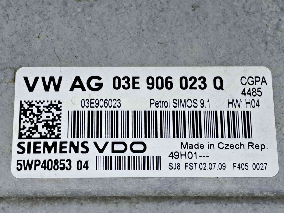 Calculator motor ECU Skoda Fabia 2 Combi (5J, 545) [Fabr 2007-2014] 03
