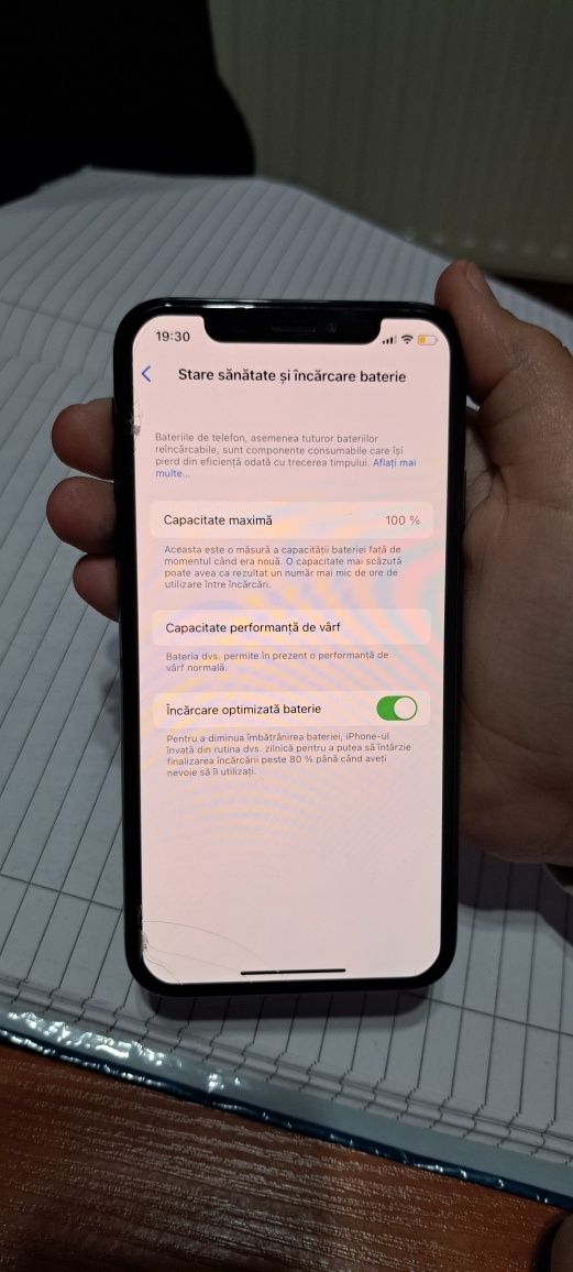 Iphone x 256 gb in stare foarte bună.