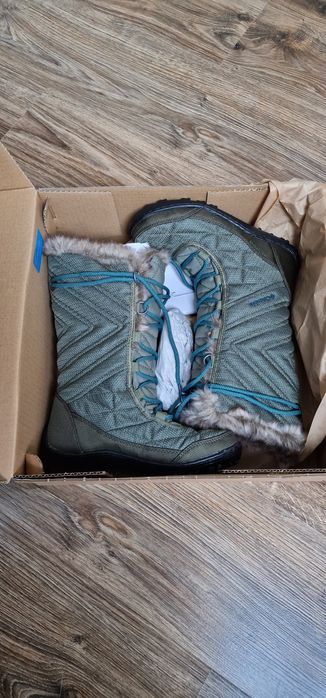 Columbia - Cizme medii impermeabile Omni-Heat™ Minx™, Verde veriga,  5
