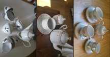 Bucatarie: Seturi cafea, Carafe, Cani, Pahare, Sosiera & Solnite