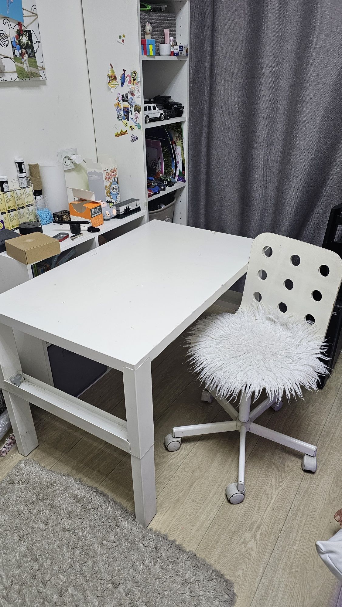 Стол и стул Икея белый Ikea