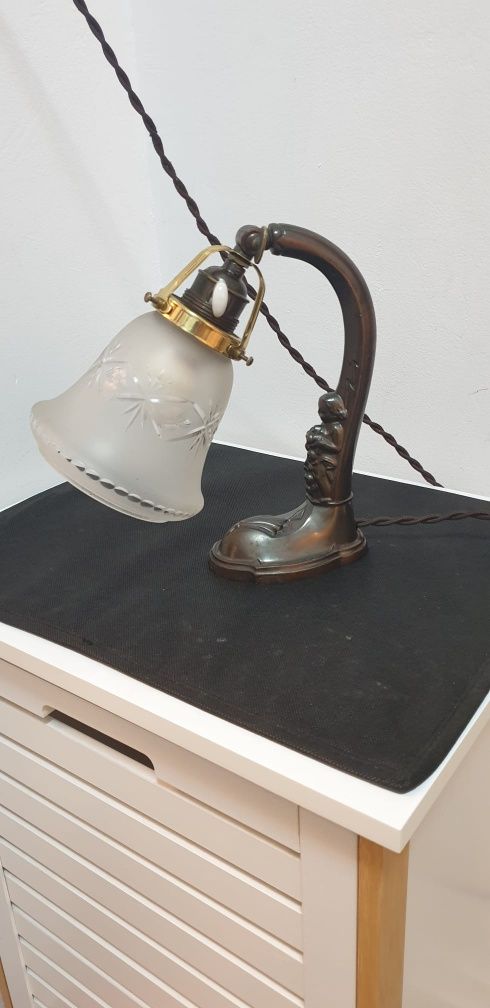 Lampa veioza vintage colectie zamac Austria 1915