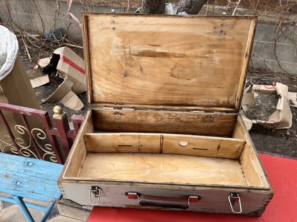 Ящик чемодан деревянный для инструментов