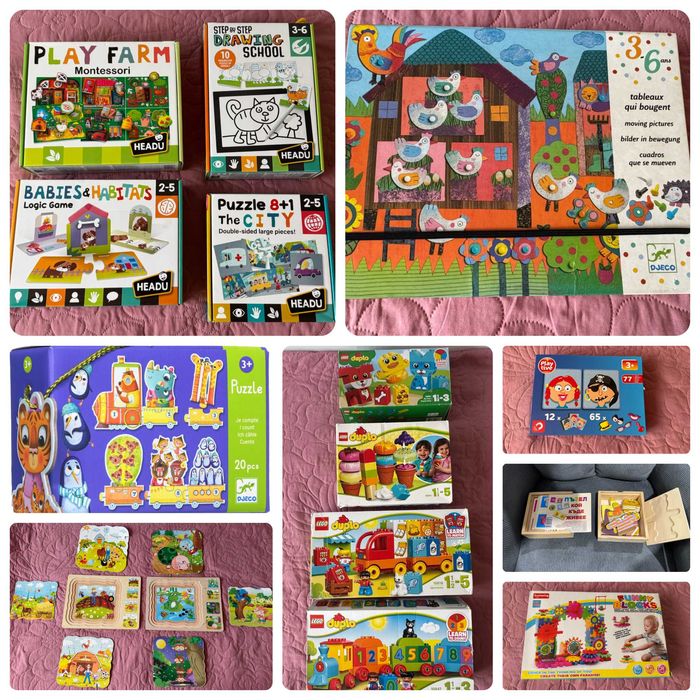 Пъзели, лего и игри Headu, Djeco, Lego Duplo