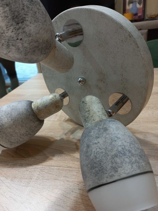 Set aplica de tavan si 2 veioze de perete cu becuri led