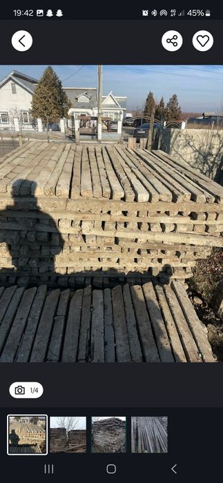 Vând spalieri  de beton