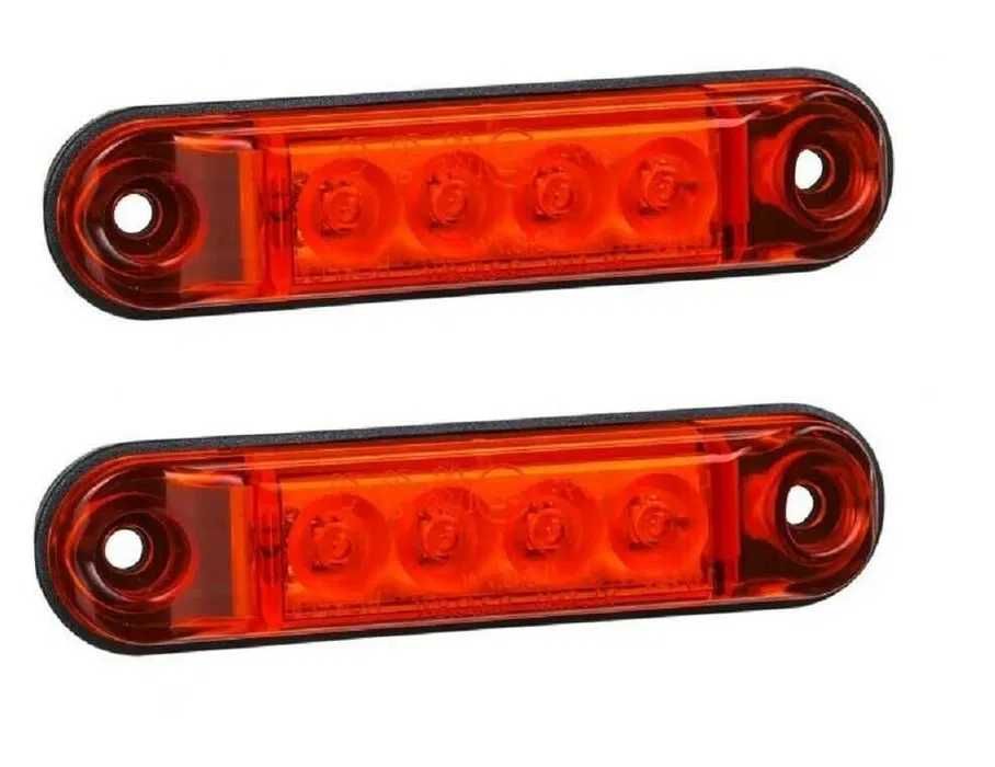1бр. мини LED ЛЕД габарити с 4 диода 12-24V 3 цвята , Полша