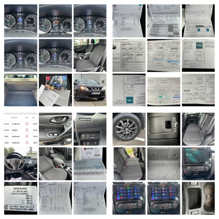 Nissan Qashqai 2WD*benzina*euro 6*contract+fiscal*navi*af.2016/luna 08